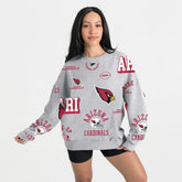 Arizona Cardinals Gameday Couture Women's Always On Repeat Fleece Sweatshirt | NFL Hot