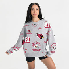 Arizona Cardinals Gameday Couture Women's Always On Repeat Fleece Sweatshirt | NFL Hot