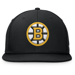Boston Bruins Fanatics Primary Logo Snapback Hat - NHL Hats