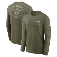 Dallas Cowboys 2025 Salute to Service Sideline Long Sleeve T-Shirt | NFL Sale