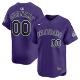 Colorado Rockies Nike Alternate Limited Custom Jersey - MLB Jerseys