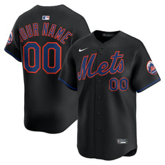 New York Mets Nike Alternate Limited Custom Jersey - MLB Jerseys