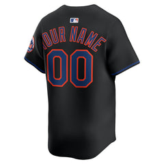 New York Mets Nike Alternate Limited Custom Jersey - MLB Jerseys