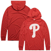 Philadelphia Phillies Homage Lightweight Raglan Tri-Blend Pullover Hoodie - MLB Hoodies