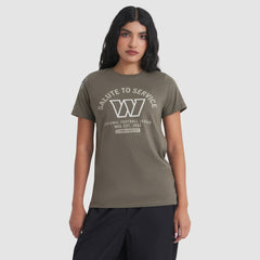 Washington Commanders Women's 2025 Salute to Service Sideline T-Shirt | NFL Sale