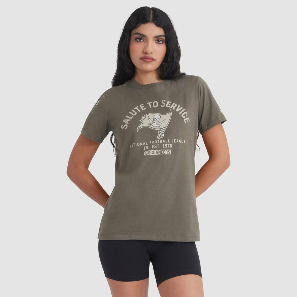Tampa Bay Buccaneers Women's 2025 Salute to Service Sideline T-Shirt | NFL New