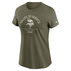 Minnesota Vikings Women's 2025 Salute to Service Sideline T-Shirt | NFL Near me