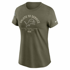 Detroit Lions Women's 2025 Salute to Service Sideline T-Shirt | NFL Online