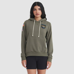 Jacksonville Jaguars Women's 2025 Salute to Service Sideline Standard Issue Dri-FIT Hoodie | NFL Near me