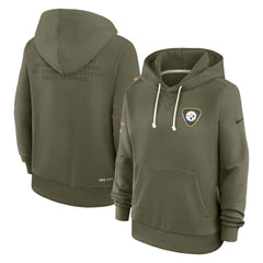 Pittsburgh Steelers Women's 2025 Salute to Service Sideline Standard Issue Dri-FIT Hoodie | NFL On sale