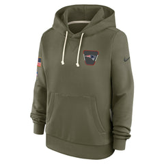 New England Patriots Women's 2025 Salute to Service Sideline Standard Issue Dri-FIT Hoodie | NFL US