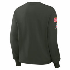 Detroit Lions Women's 2025 Salute to Service Sideline Dri-FIT Long Sleeve T-Shirt | NFL Hot