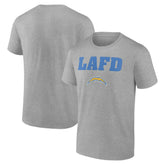 Los Angeles Chargers Unisex LAFD T-Shirt | NFL Outlet