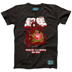 Heather Black Atlanta Hawks NBALab x Hyperfly Unisex Year of the Snake Lunar New Year Collection T-Shirt | NBA