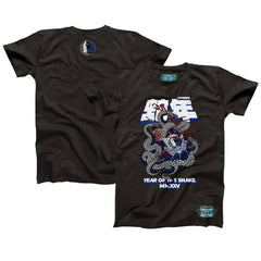 Heather Black Dallas Mavericks NBALab x Hyperfly Unisex Year of the Snake Lunar New Year Collection T-Shirt sale | NBA