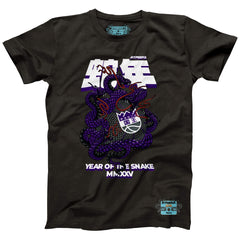 Heather Black Sacramento Kings NBALab x Hyperfly Unisex Year of the Snake Lunar New Year Collection T-Shirt | NBA