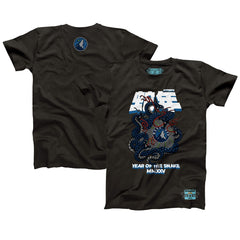 Heather Black Minnesota Timberwolves NBALab x Hyperfly Unisex Year of the Snake Lunar New Year Collection T-Shirt | NBA