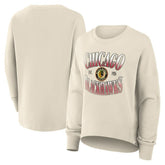 Chicago Blackhawks Fanatics Women's Oversized Vintage Slice Pullover Sweatshirt - NHL Sweatshirts