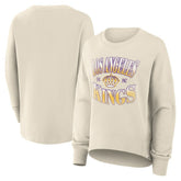 Los Angeles Kings Fanatics Women's Oversized Vintage Slice Pullover Sweatshirt - NHL Sweatshirts