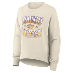Los Angeles Kings Fanatics Women's Oversized Vintage Slice Pullover Sweatshirt - NHL Sweatshirts