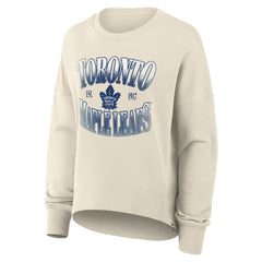 Toronto Maple Leafs Fanatics Women's Oversized Slice Pullover Sweatshirt - NHL Sweatshirts