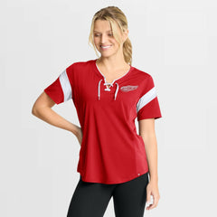 Detroit Red Wings Fanatics Women's Offside Athena T-Shirt - NHL T-shirts
