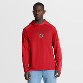 New Jersey Devils Fanatics Penalty Shot Long Sleeve Hoodie T-Shirt - NHL T-shirts