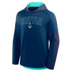 Seattle Kraken Fanatics Penalty Shot Long Sleeve Hoodie T-Shirt - NHL T-shirts