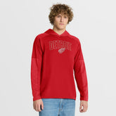 Detroit Red Wings Fanatics Penalty Shot Long Sleeve Hoodie T-Shirt - NHL T-shirts