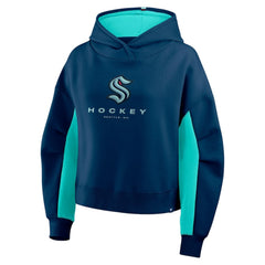 Seattle Kraken Fanatics Women's Back Check Boxy Hoodie - NHL Hoodies
