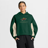 Minnesota Wild Fanatics Women's Back Check Boxy Hoodie - NHL Hoodies