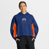 Edmonton Oilers Fanatics Women's Back Check Boxy Hoodie - NHL Hoodies