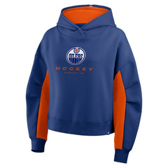 Edmonton Oilers Fanatics Women's Back Check Boxy Hoodie - NHL Hoodies