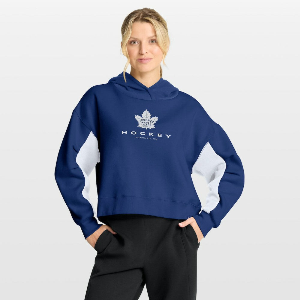 Toronto Maple Leafs Fanatics Women's Back Check Boxy Hoodie - NHL Hoodies