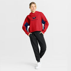 Washington Capitals Fanatics Women's Back Check Boxy Hoodie - NHL Hoodies