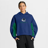 Vancouver Canucks Fanatics Women's Back Check Boxy Hoodie - NHL Hoodies
