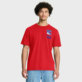 New York Rangers Fanatics Crash The Net Legacy T-Shirt - NHL T-shirts