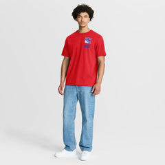 New York Rangers Fanatics Crash The Net Legacy T-Shirt - NHL T-shirts
