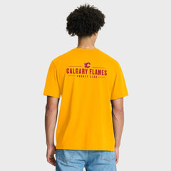 Calgary Flames Fanatics Crash The Net Legacy T-Shirt - NHL T-shirts