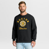 Boston Bruins Fanatics Vintage Stickler Sweatshirt - NHL Sweatshirts