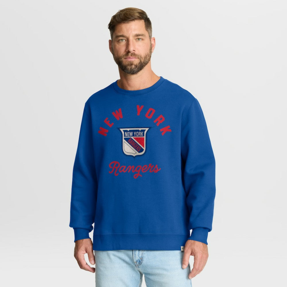 New York Rangers Fanatics Vintage Stickler Sweatshirt - NHL Sweatshirts