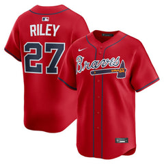 Austin Riley Atlanta Braves Nike Alternate Limited Player Jersey - MLB Jerseys