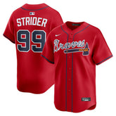 Spencer Strider Atlanta Braves Nike Alternate Limited Player Jersey - MLB Jerseys