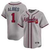 Ozzie Albies Atlanta Braves Nike Road Limited Player Jersey - MLB Jerseys
