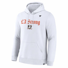Anaheim Ducks Fanatics Unisex LA Strong Premium Fleece Pullover Hoodie - NHL Hoodies