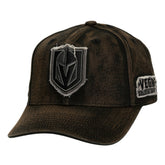 Vegas Golden Knights Mitchell & Ness Downtown Snow Wash Pro-Crown Adjustable Hat - NHL Hats