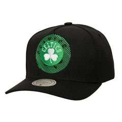 Black Boston Celtics Tilted Pro Pinch Adjustable Hat | NBA
