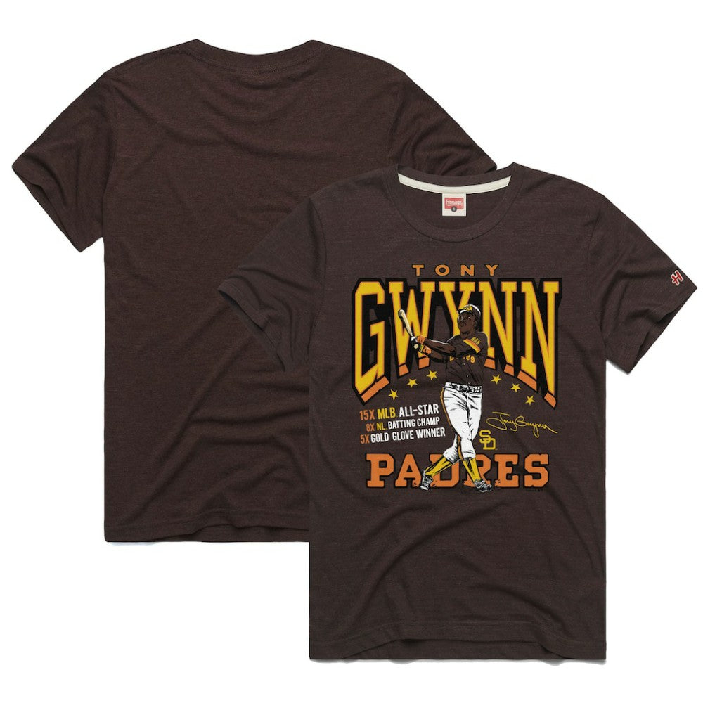 Tony Gwynn San Diego Padres Homage Graphic Player T-Shirt - MLB T-shirts