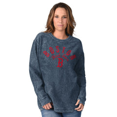 Boston Red Sox G-III 4Her by Carl Banks Women's Comfy Cord Pullover Sweatshirt - MLB Pullover