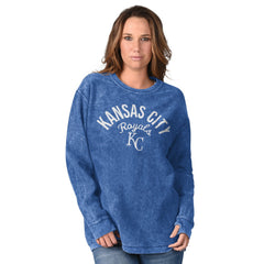 Kansas City Royals G-III 4Her by Carl Banks Women's Comfy Cord Pullover Sweatshirt - MLB Pullover